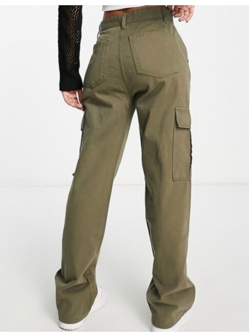 Stradivarius Green Cargo Pants - Picture 2 of 7